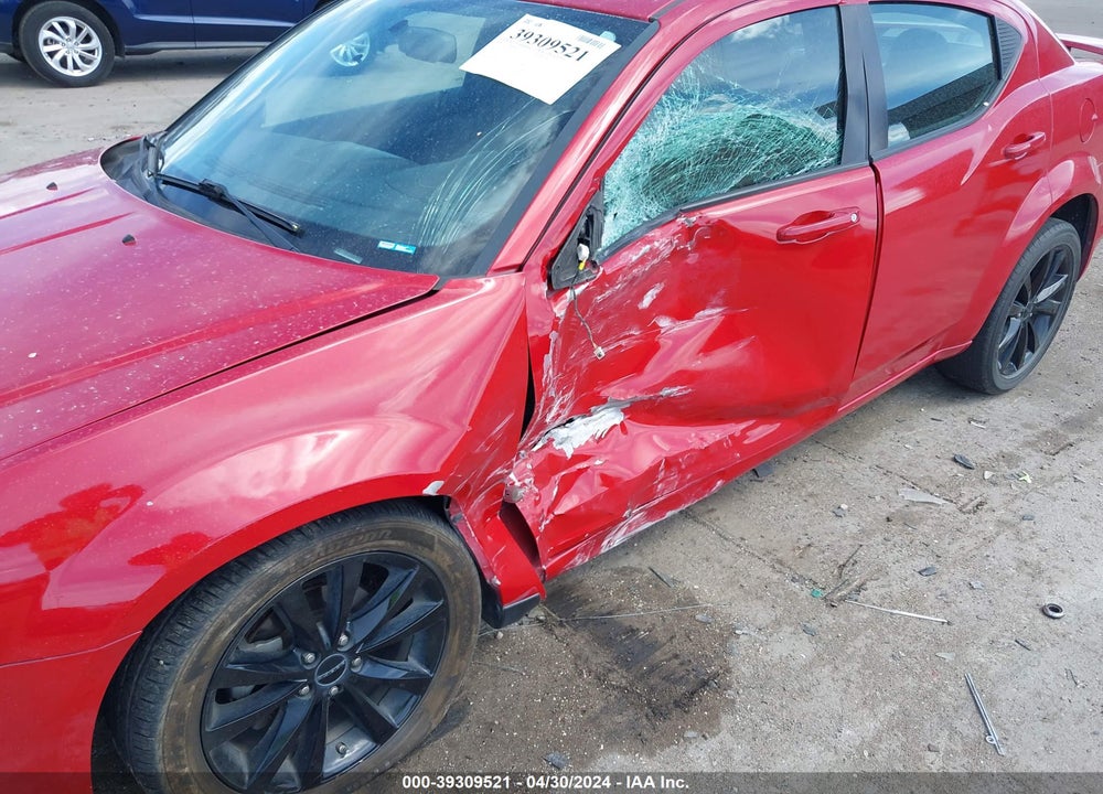 2014 DODGE AVENGER SE VIN: 1C3CDZAB9EN182821
