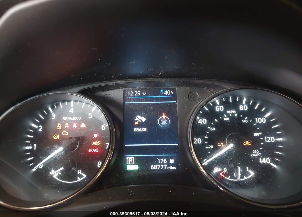 2019 NISSAN ROGUE SL VIN: 5N1AT2MV9KC703736