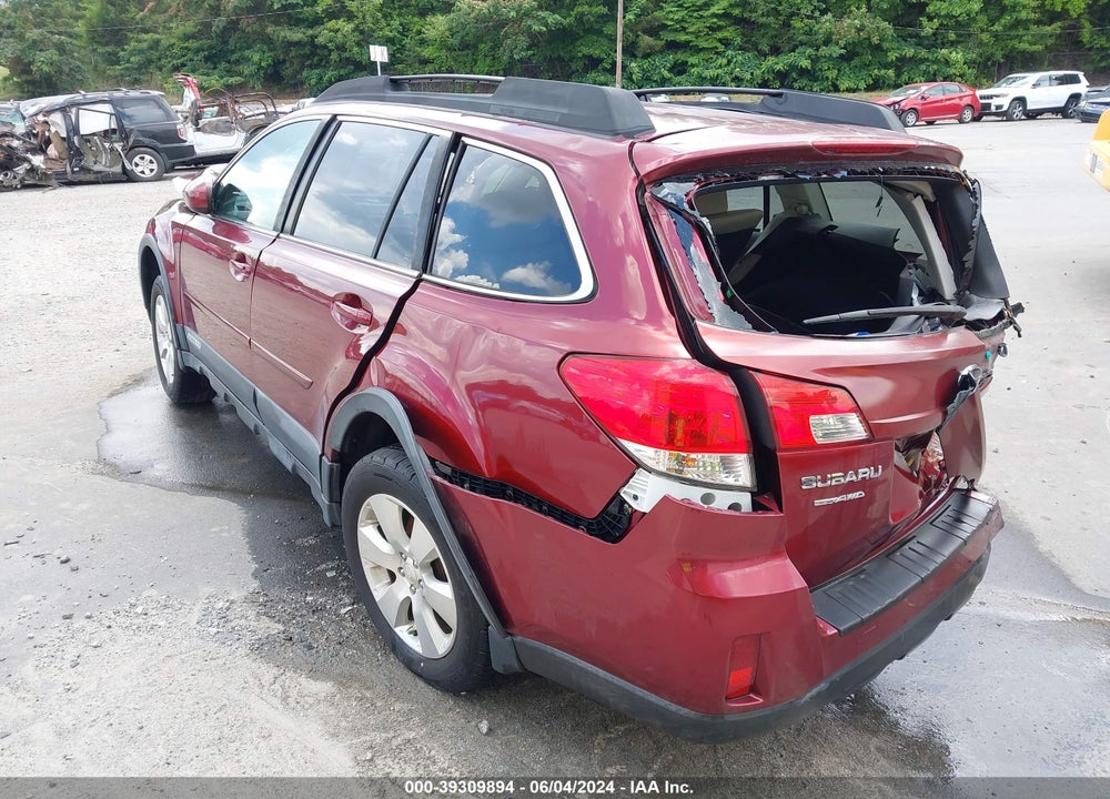 2011 SUBARU OUTBACK 3.6R PREMIUM VIN: 4S4BRDGC3B2420022