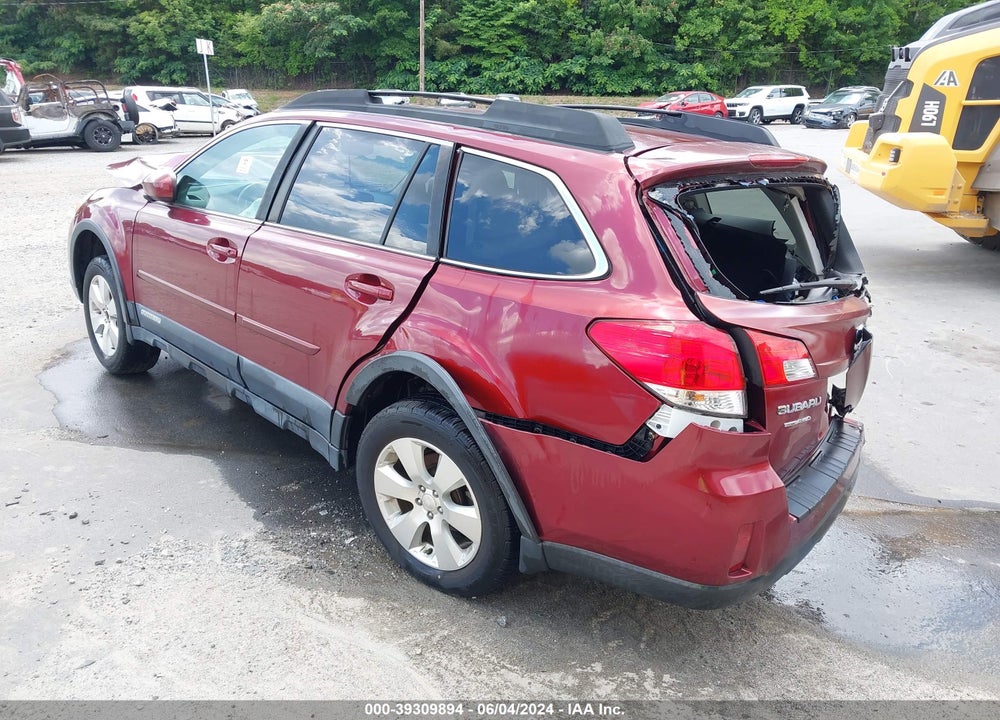 2011 SUBARU OUTBACK 3.6R PREMIUM VIN: 4S4BRDGC3B2420022