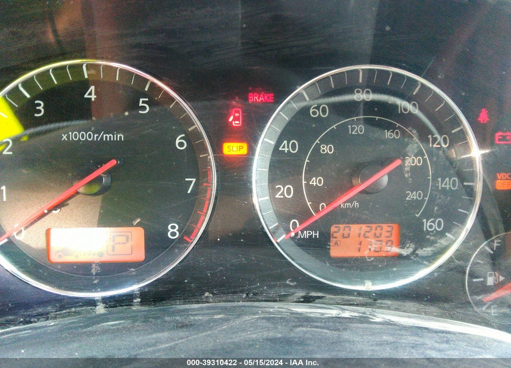 2003 INFINITI FX45 VIN: JNRBS08W33X401081