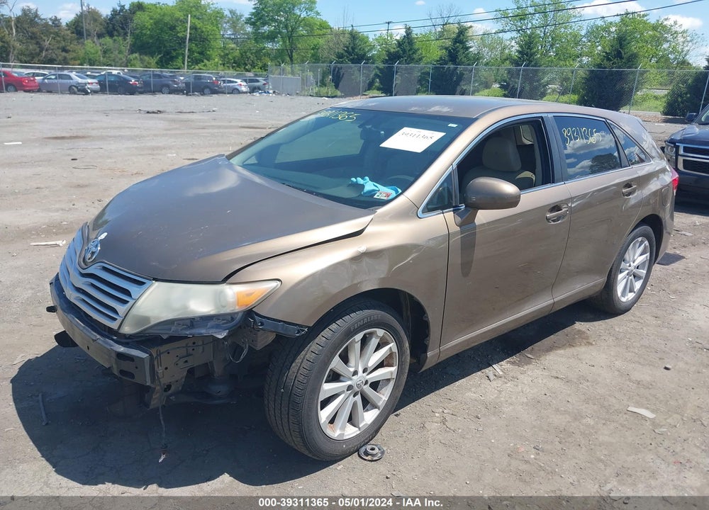 2010 TOYOTA VENZA VIN: 4T3ZA3BB6AU030833