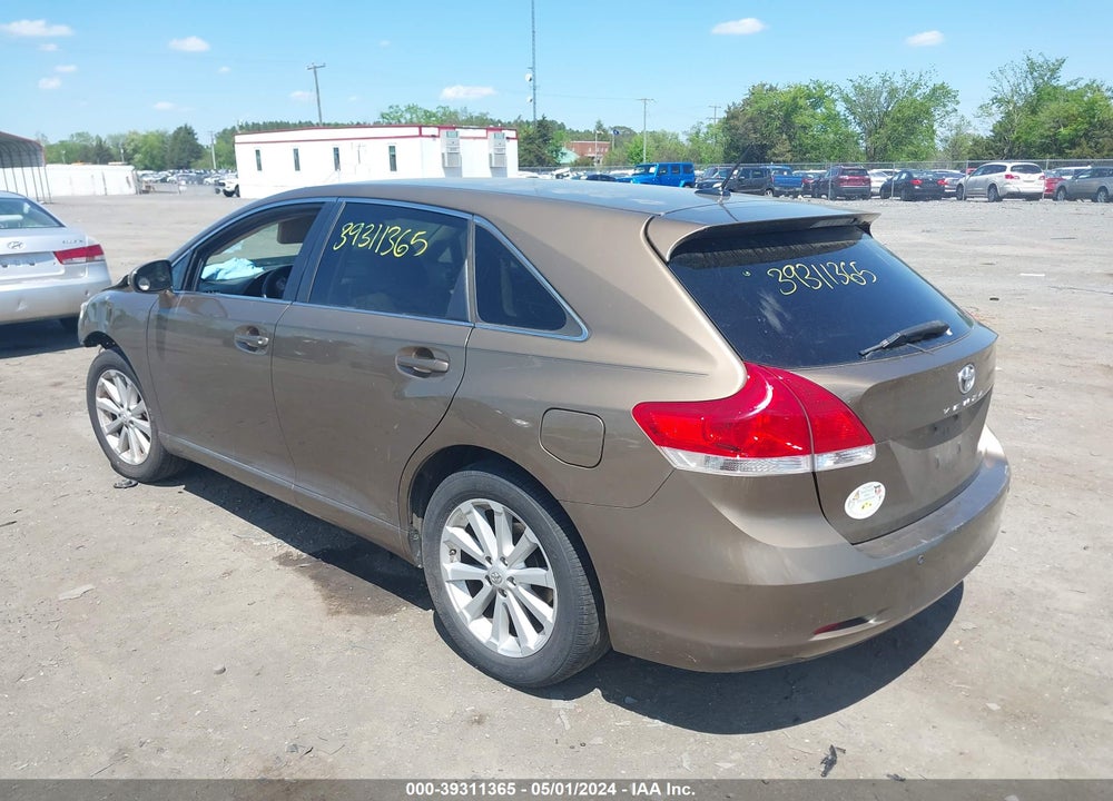 2010 TOYOTA VENZA VIN: 4T3ZA3BB6AU030833