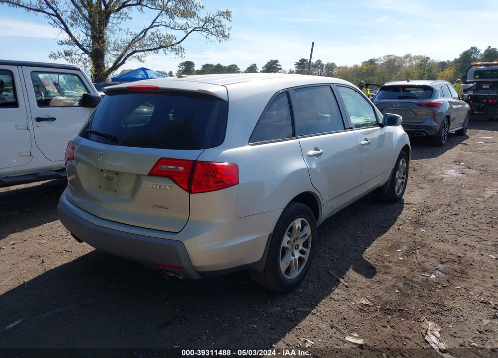 2009 ACURA MDX VIN: 2HNYD28219H528612