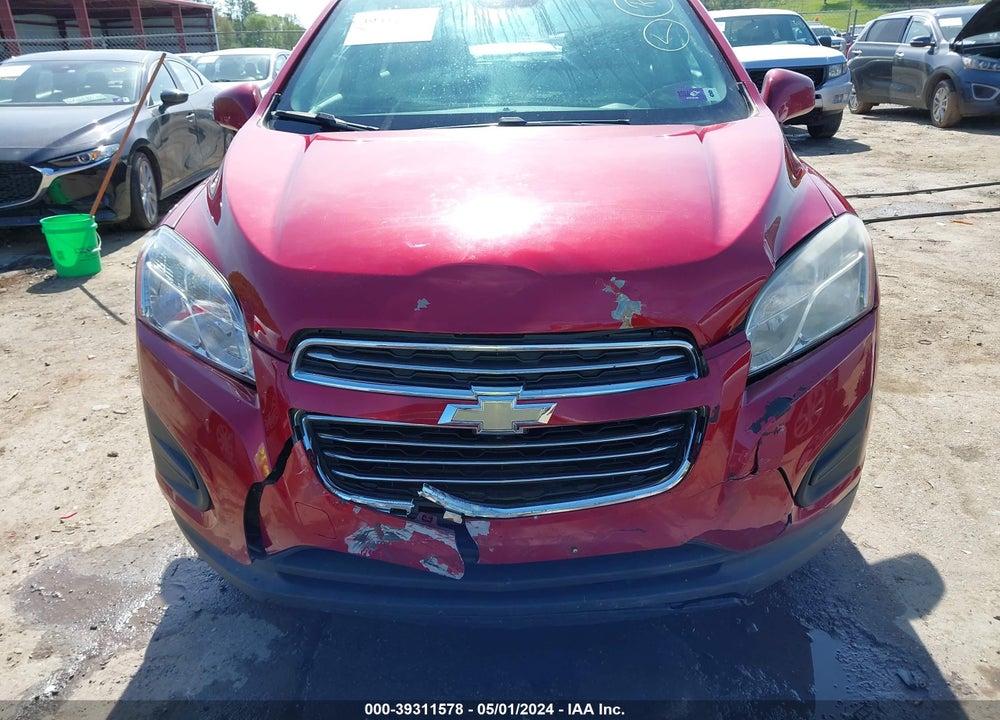 2015 CHEVROLET TRAX VIN: KL7CJPSB4FB117009