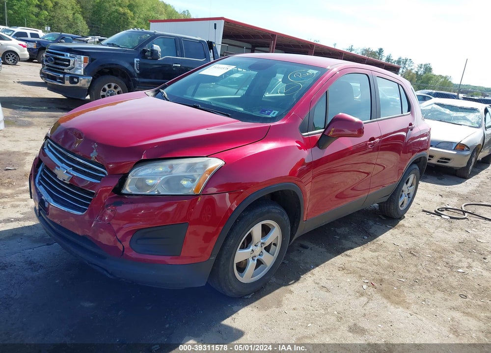 2015 CHEVROLET TRAX VIN: KL7CJPSB4FB117009