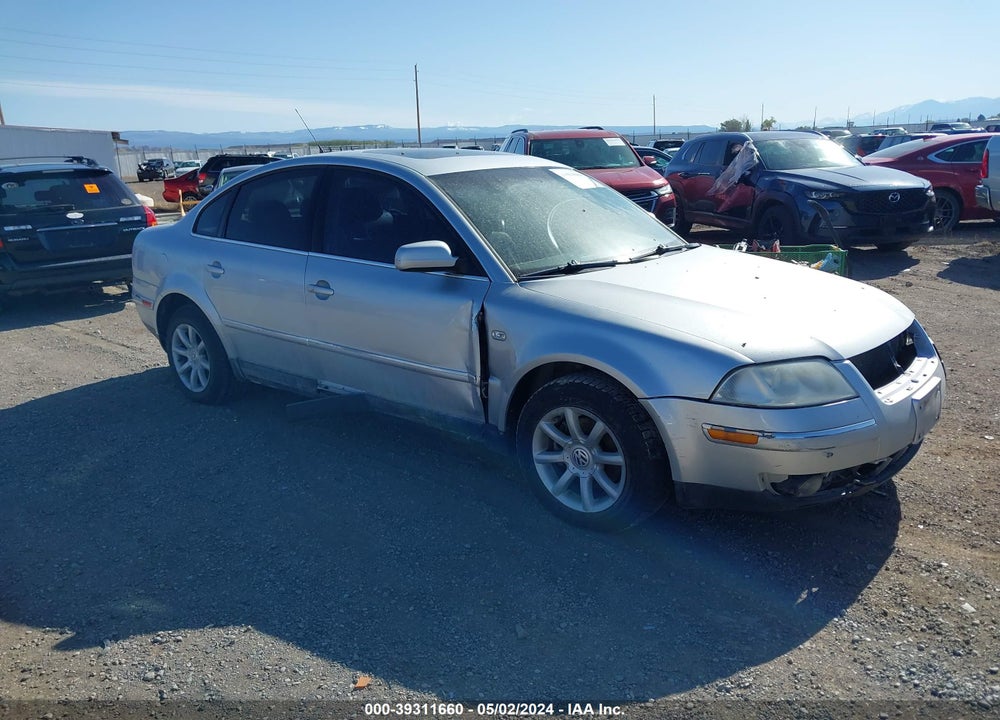 2004 VOLKSWAGEN PASSAT GLS VIN: WVWPD63BX4P040618
