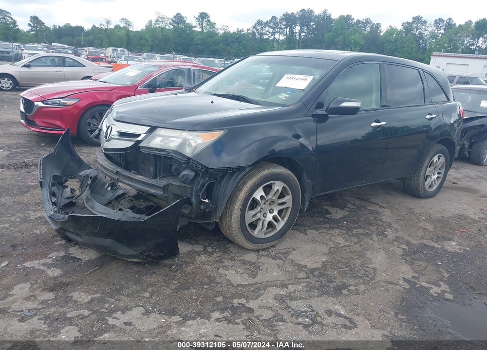 2008 ACURA MDX TECHNOLOGY PACKAGE VIN: 2HNYD283X8H505210