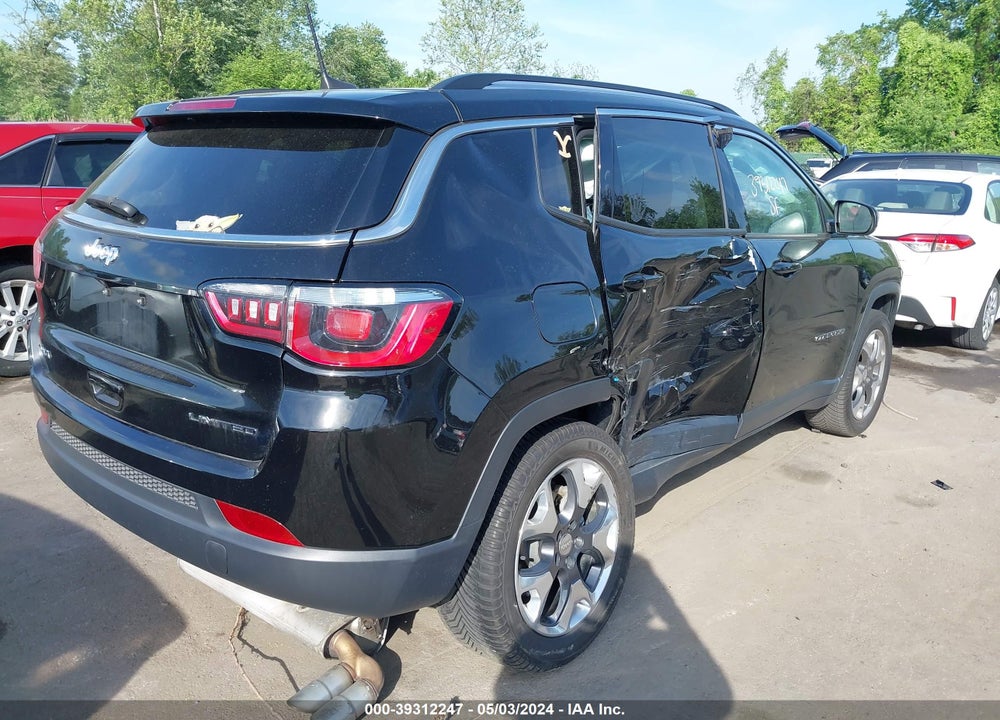 2018 JEEP COMPASS LIMITED 4X4 VIN: 3C4NJDCBXJT280649