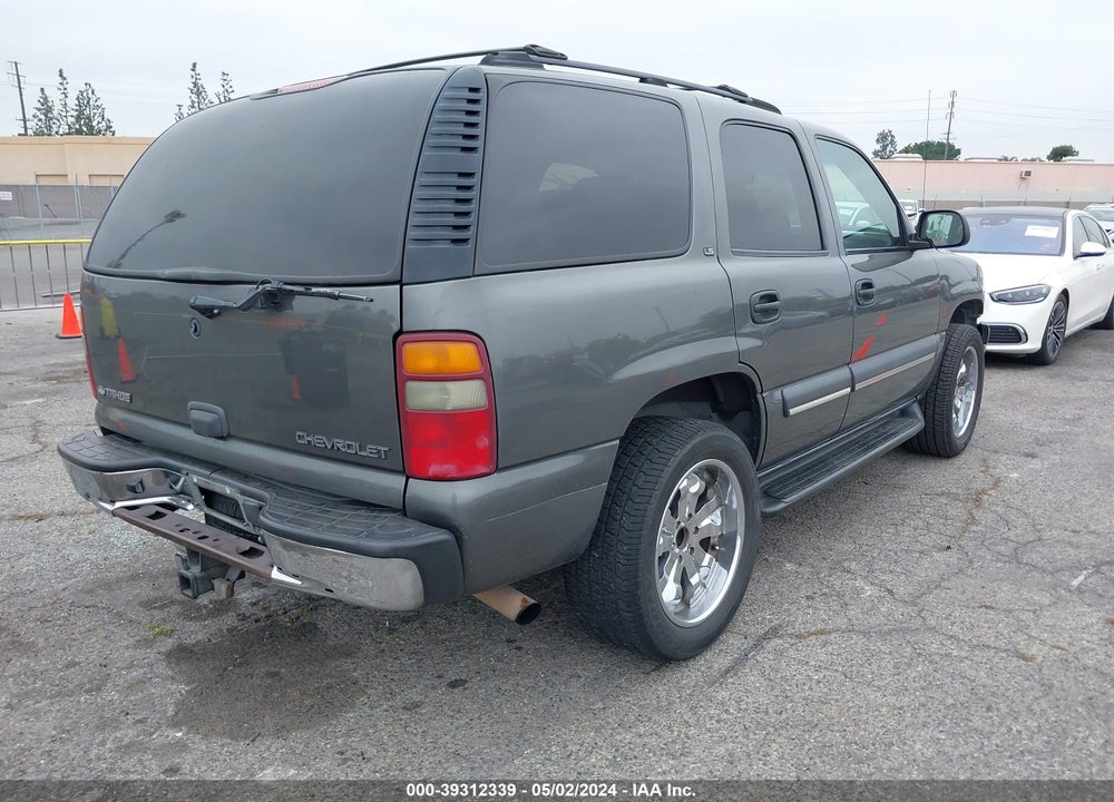 2002 CHEVROLET TAHOE LS VIN: 1GNEC13T72R318132
