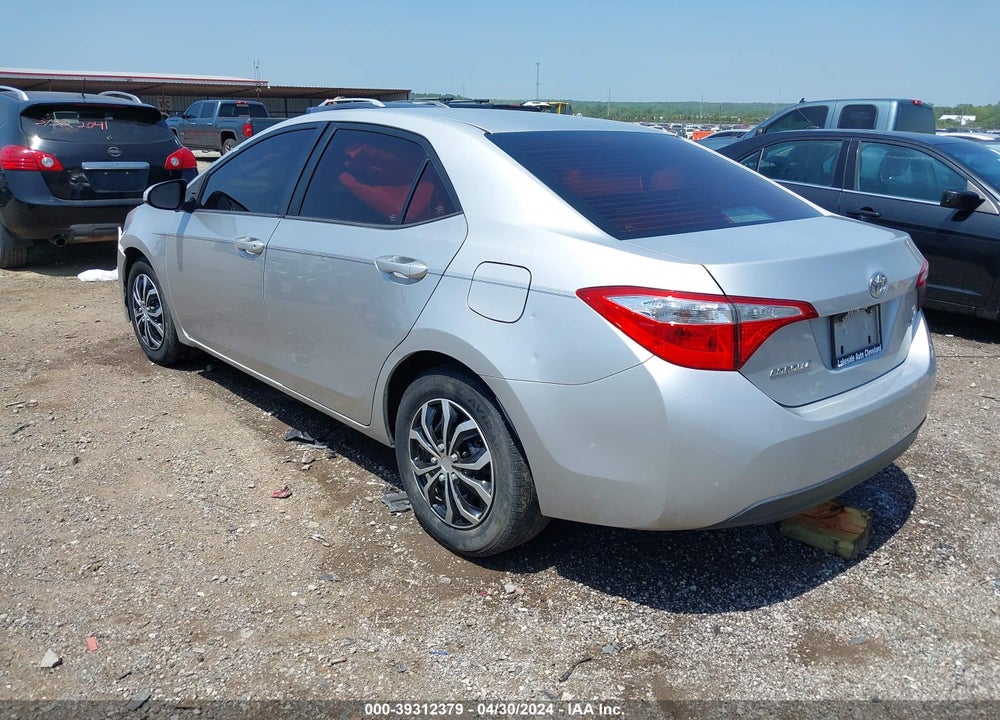 2015 TOYOTA COROLLA LE VIN: 5YFBURHE7FP345753