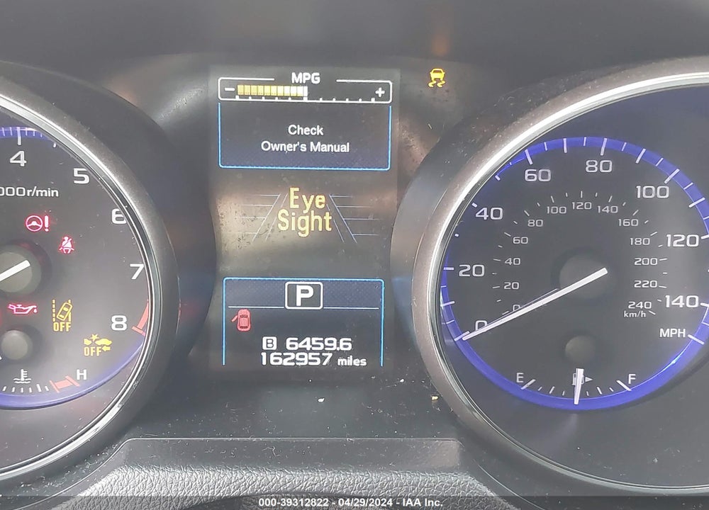 2015 SUBARU OUTBACK 2.5I PREMIUM VIN: 4S4BSBFC7F3283791