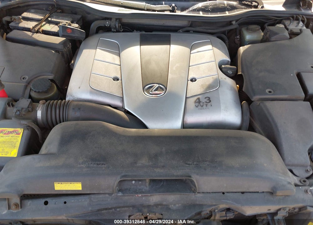 2001 LEXUS LS 430 VIN: JTHBN30F610043502
