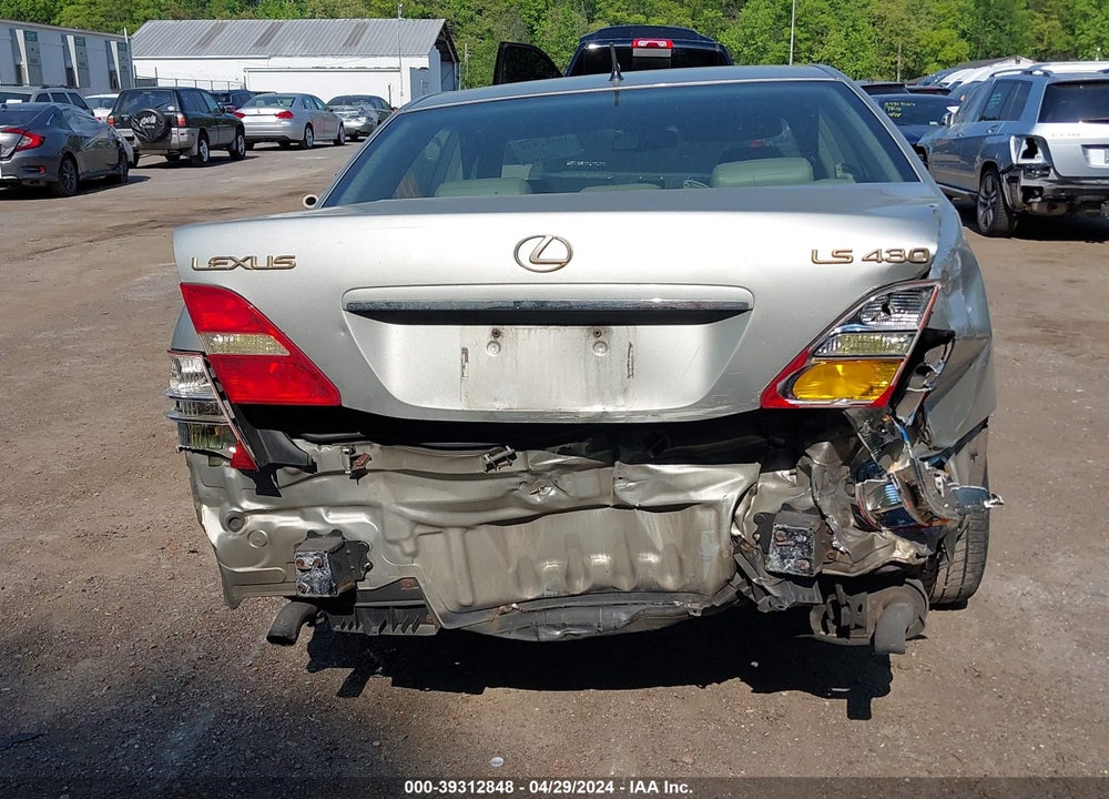 2001 LEXUS LS 430 VIN: JTHBN30F610043502