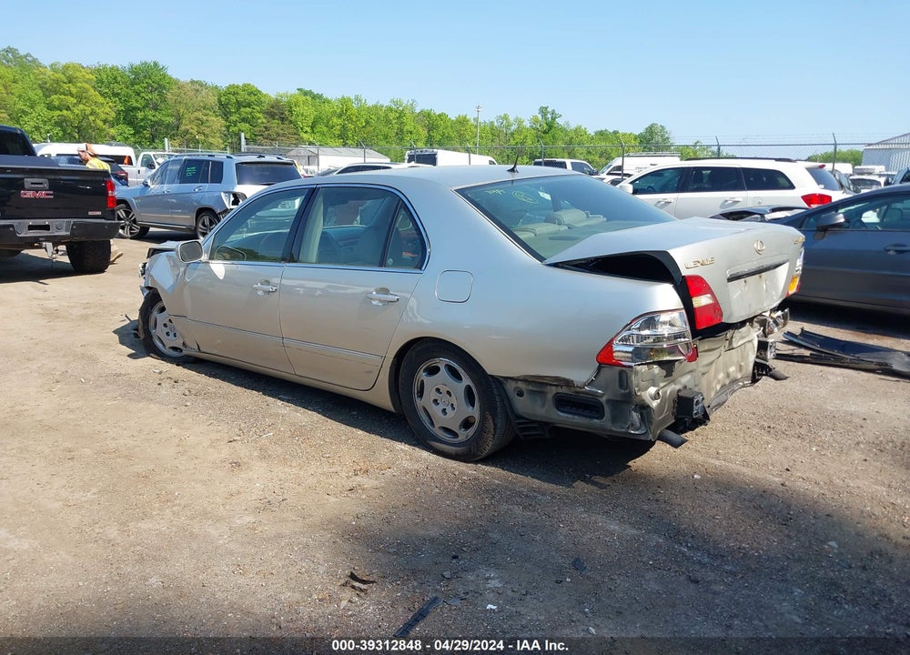 2001 LEXUS LS 430 VIN: JTHBN30F610043502