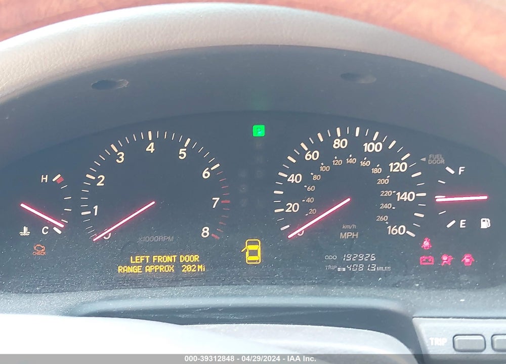 2001 LEXUS LS 430 VIN: JTHBN30F610043502