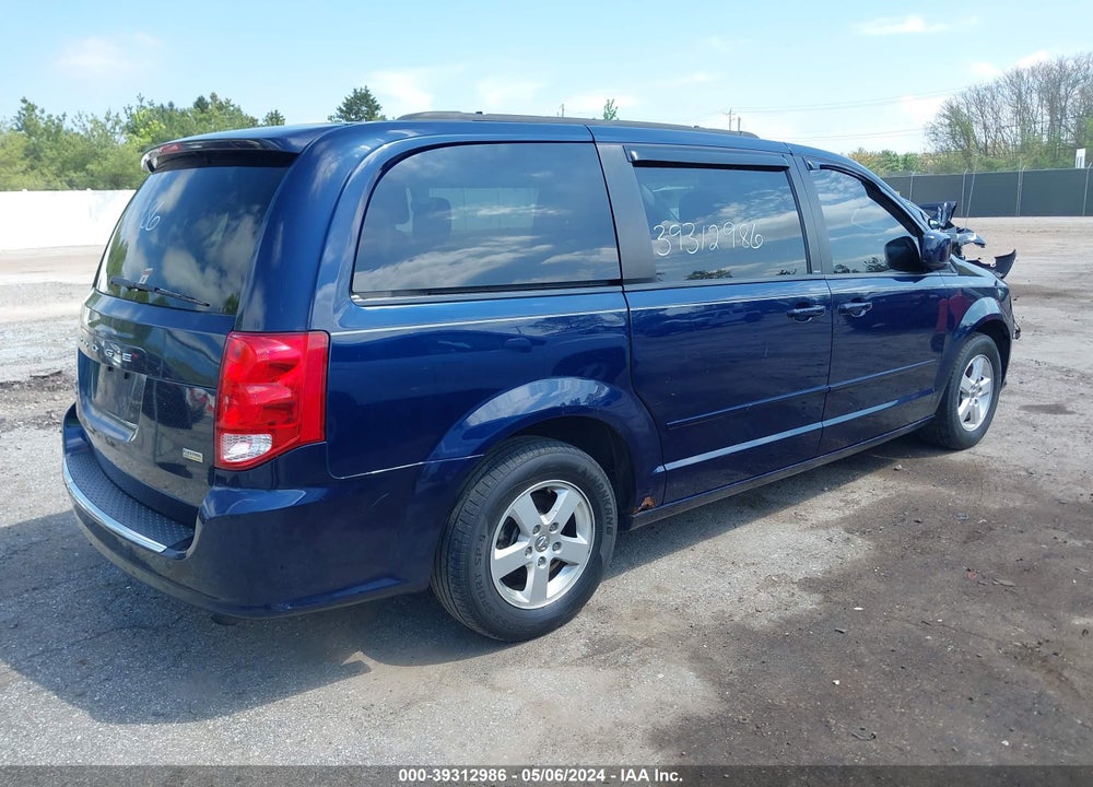 2013 DODGE GRAND CARAVAN SXT VIN: 2C4RDGCG6DR581190