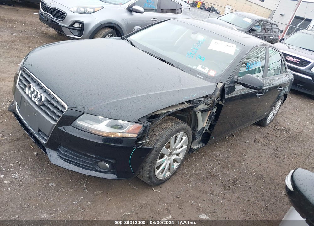 2012 AUDI A4 2.0T PREMIUM VIN: WAUBFAFL7CN020569