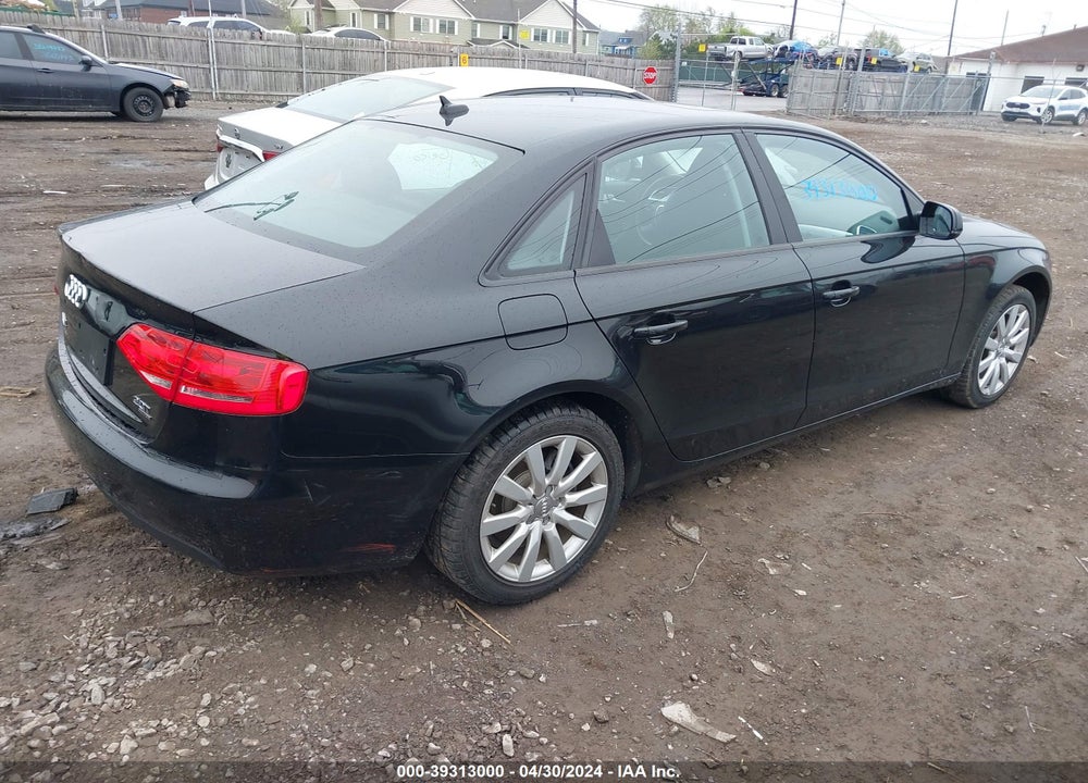 2012 AUDI A4 2.0T PREMIUM VIN: WAUBFAFL7CN020569