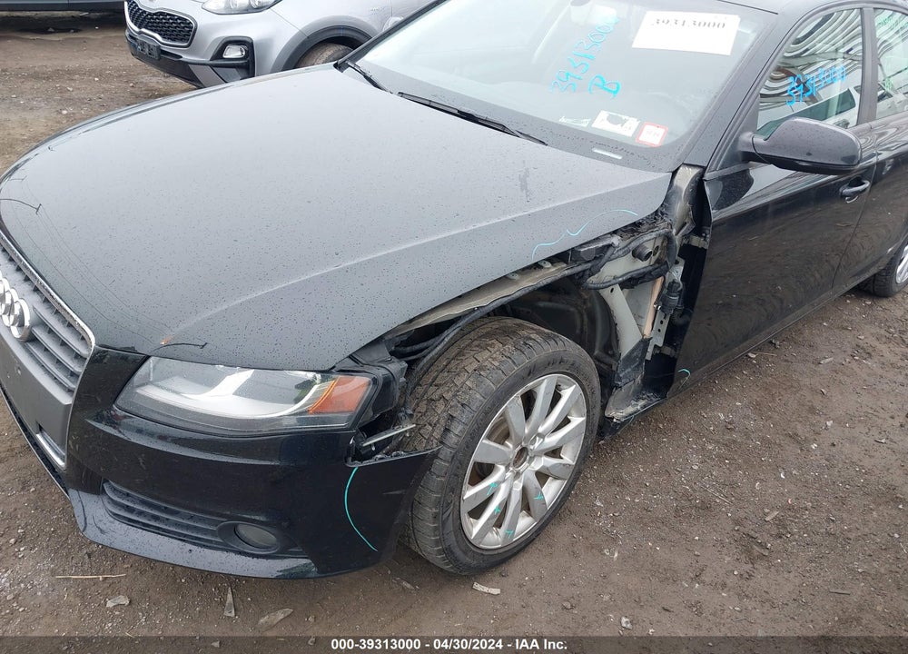 2012 AUDI A4 2.0T PREMIUM VIN: WAUBFAFL7CN020569