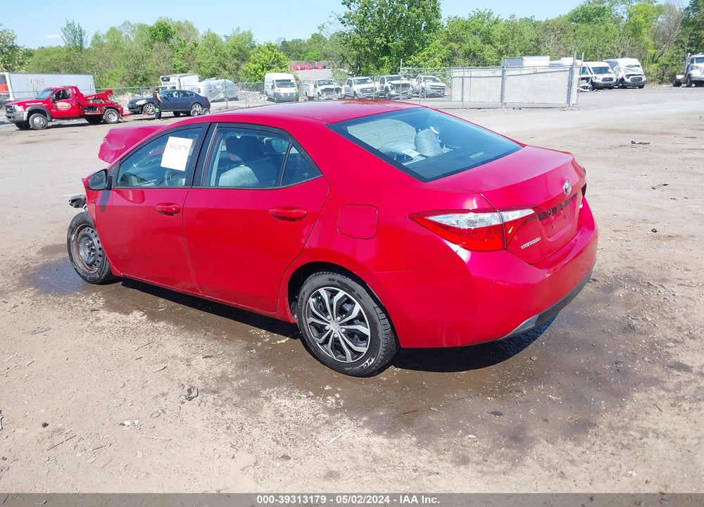 2014 TOYOTA COROLLA LE VIN: 5YFBURHE5EP143346