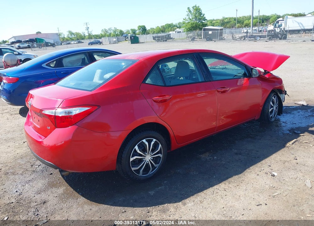 2014 TOYOTA COROLLA LE VIN: 5YFBURHE5EP143346