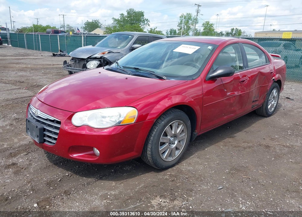 2005 CHRYSLER SEBRING TOURING VIN: 1C3EL56R15N662605