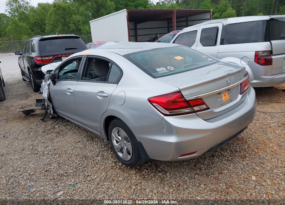 2014 HONDA CIVIC LX VIN: 2HGFB2F58EH511463