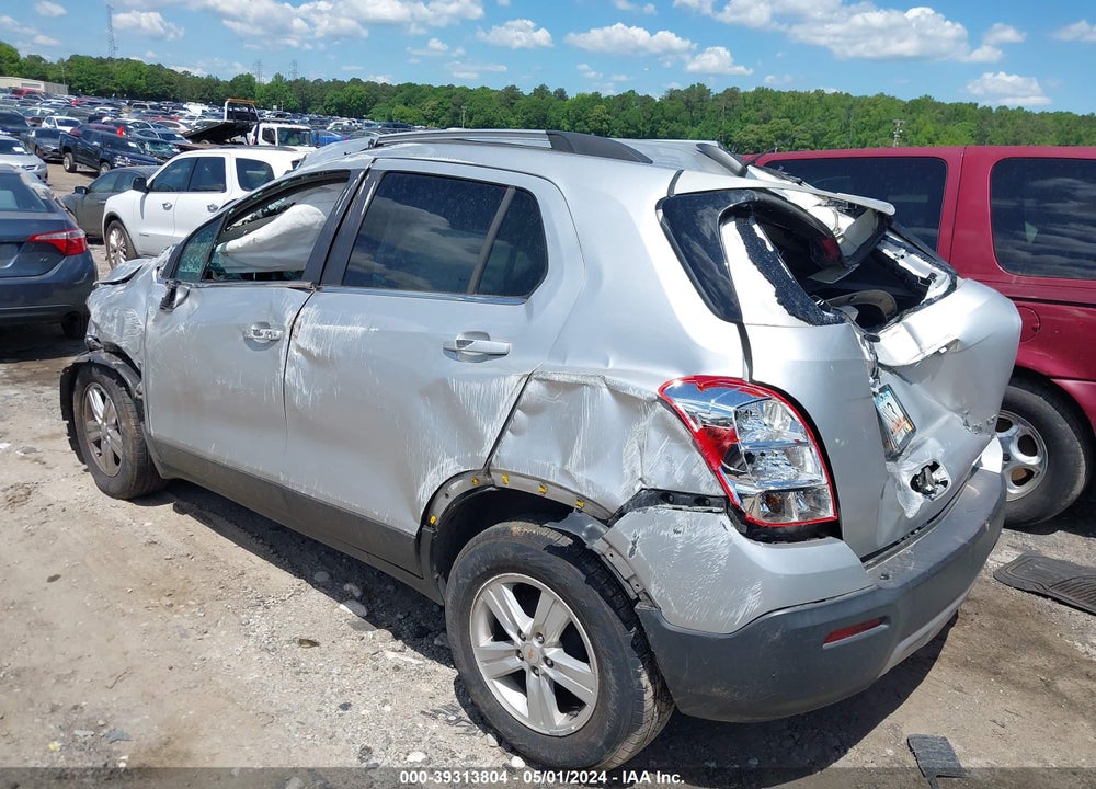 2016 CHEVROLET TRAX LT VIN: KL7CJLSB7GB515597