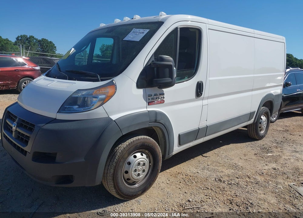 2017 RAM PROMASTER 1500 LOW ROOF 136 WB VIN: 3C6TRVAG4HE542904