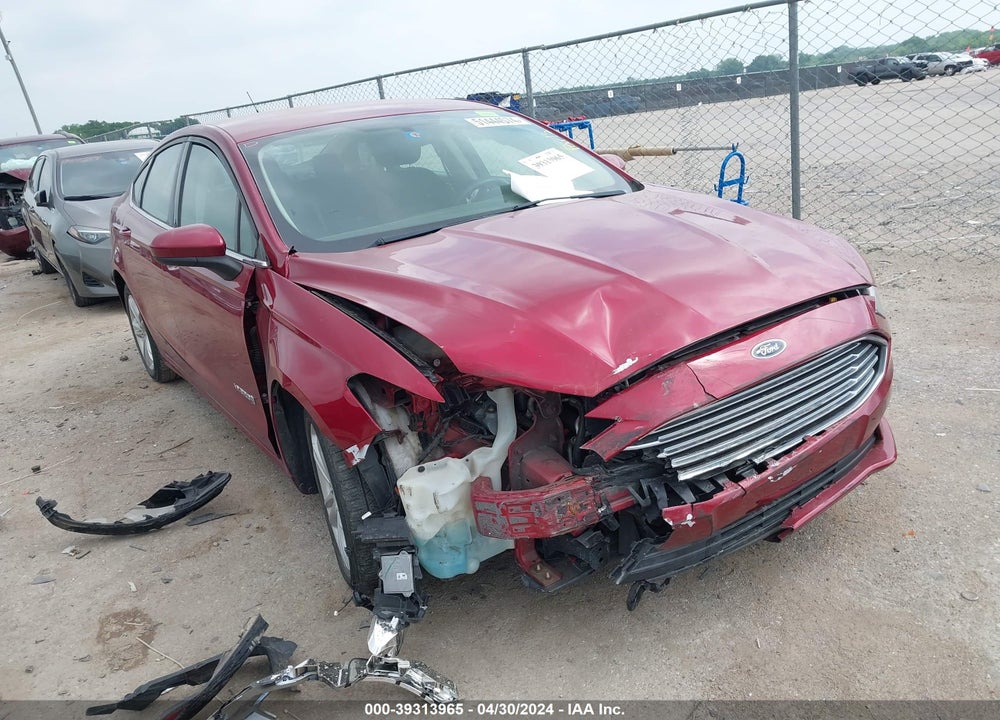 2018 FORD FUSION HYBRID SE VIN: 3FA6P0LU4JR160989