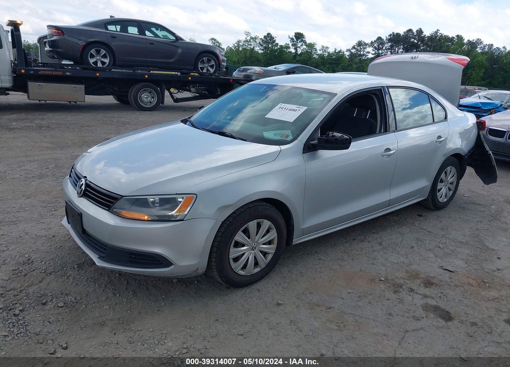 2014 VOLKSWAGEN JETTA 2.0L S VIN: 3VW1K7AJ5EM384860