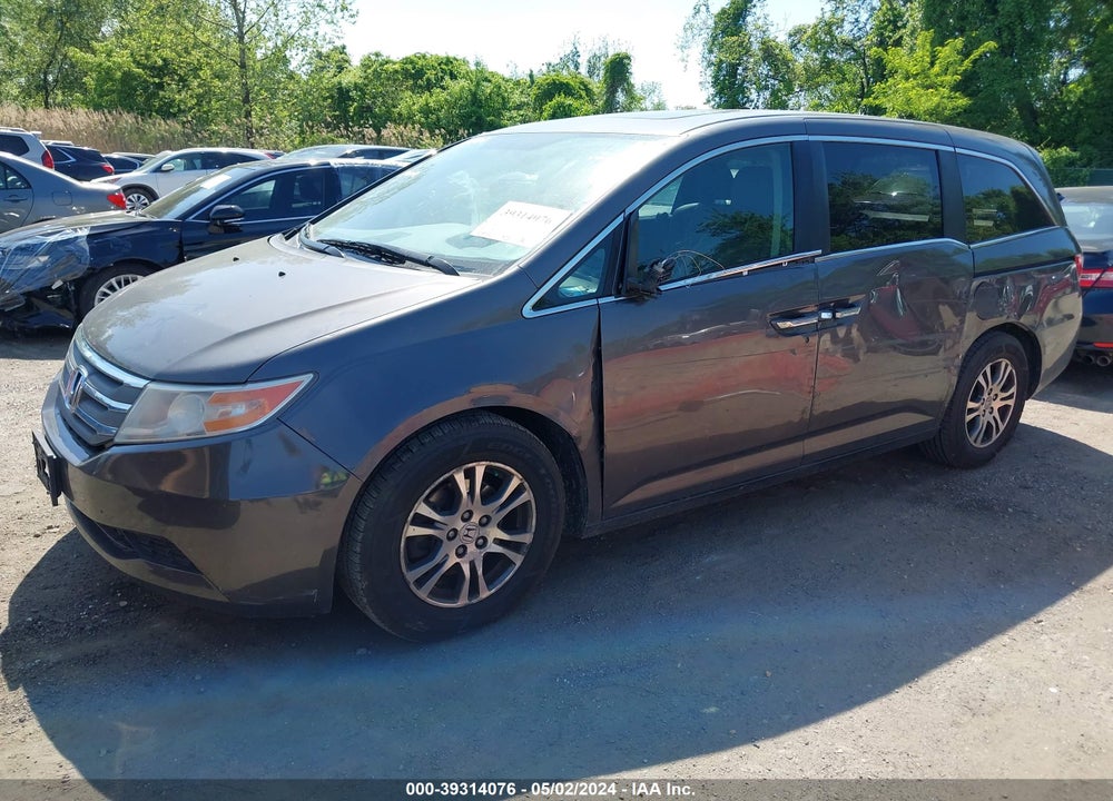 2013 HONDA ODYSSEY EX-L VIN: 5FNRL5H66DB084448