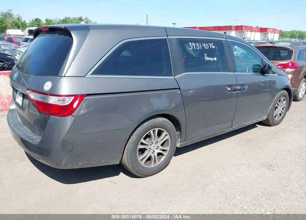 2013 HONDA ODYSSEY EX-L VIN: 5FNRL5H66DB084448