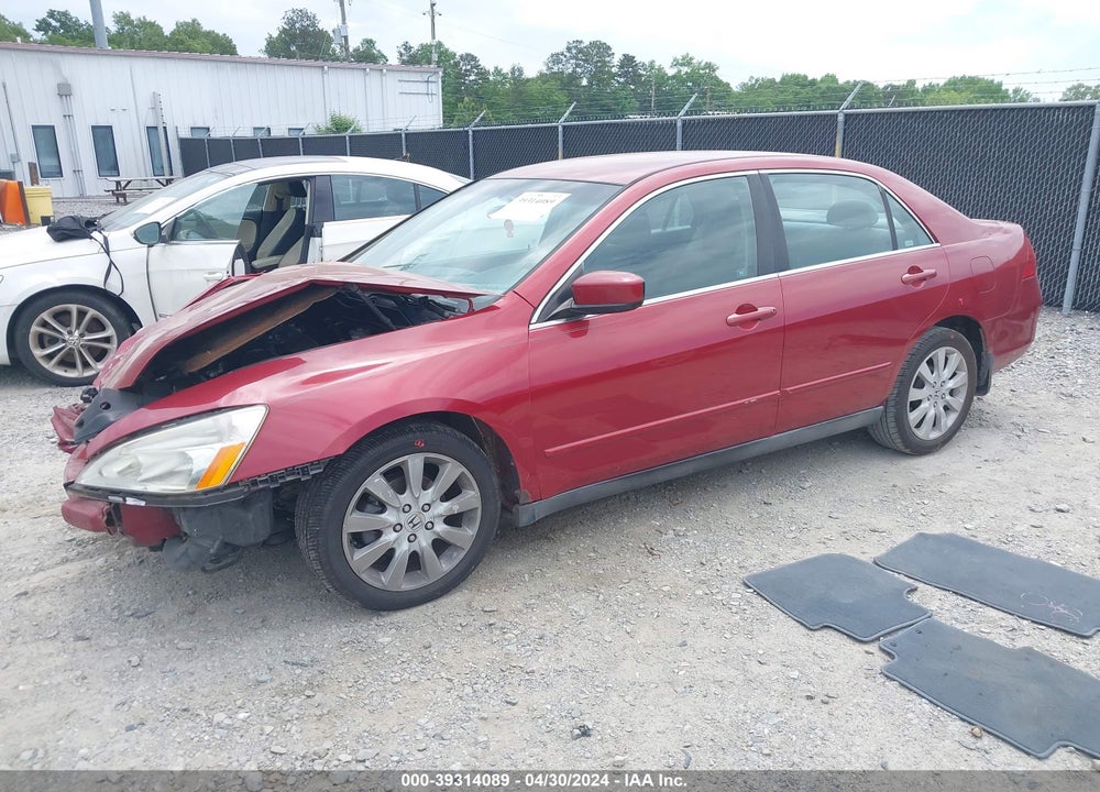 2007 HONDA ACCORD 3.0 SE VIN: 1HGCM66477A058207