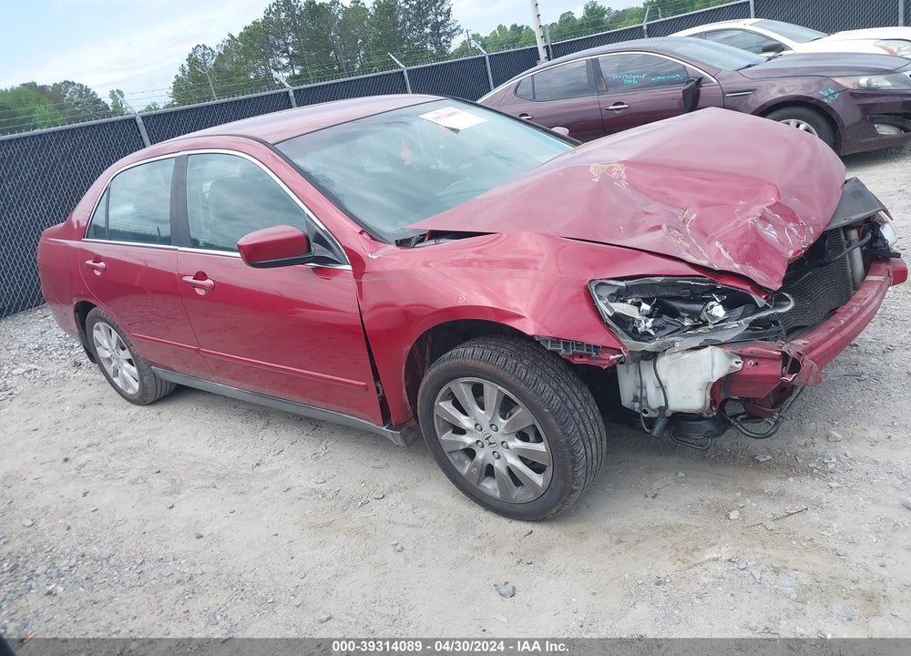 2007 HONDA ACCORD 3.0 SE VIN: 1HGCM66477A058207