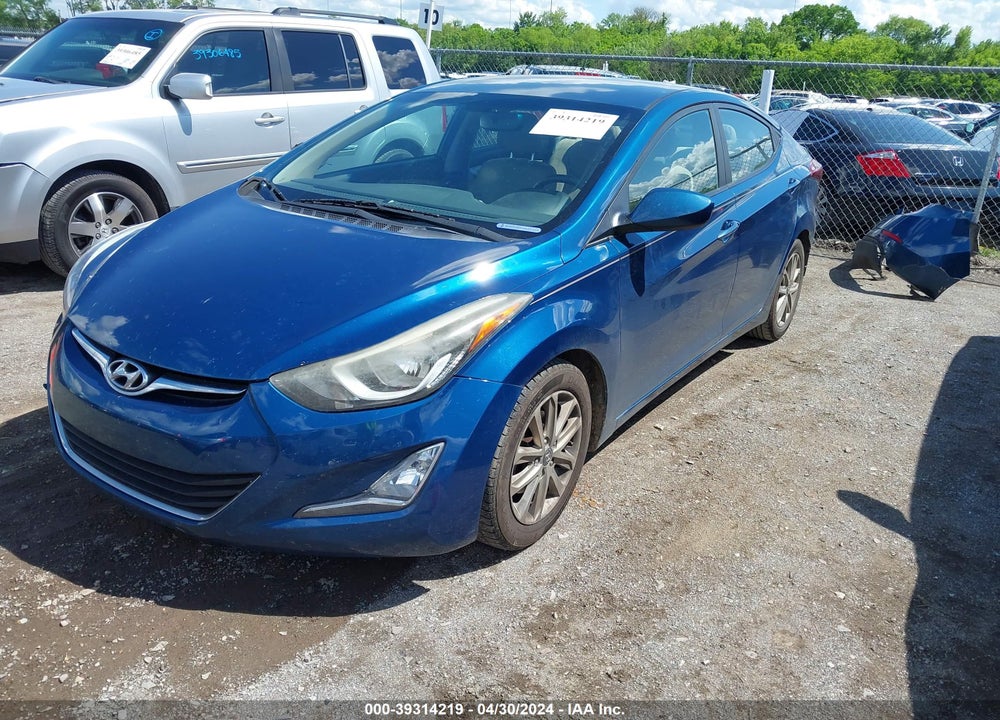 2016 HYUNDAI ELANTRA SE VIN: KMHDH4AE8GU618872