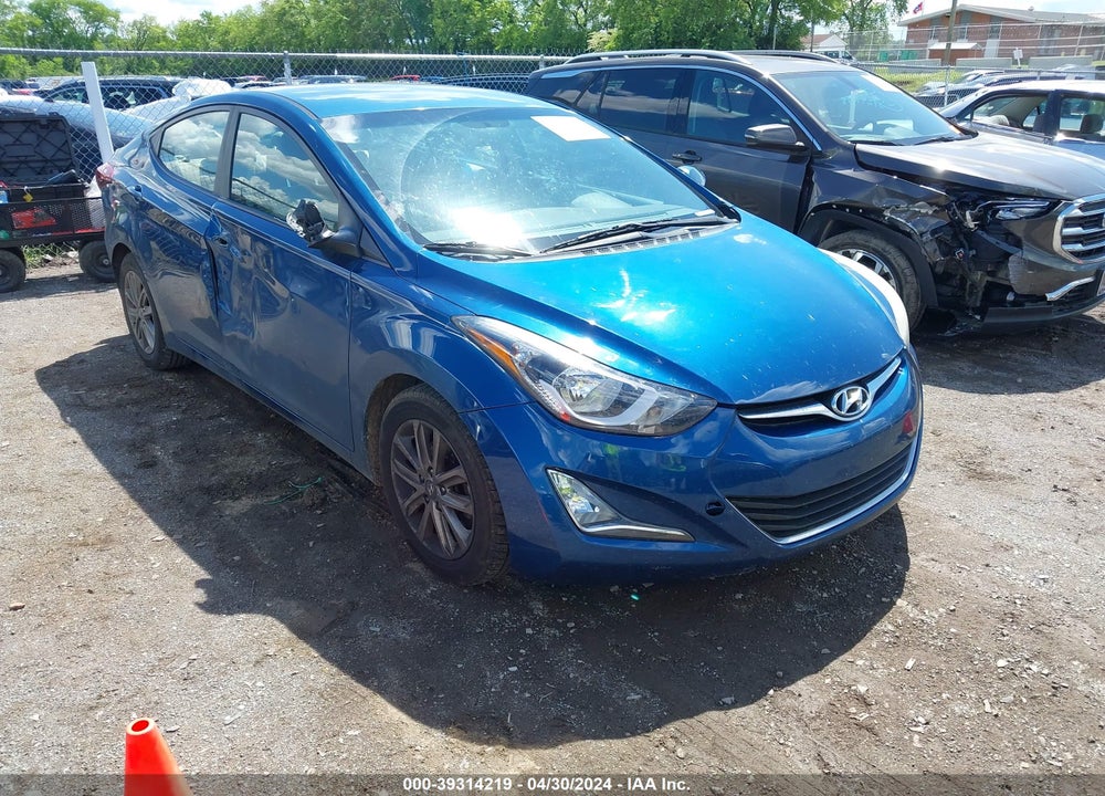 2016 HYUNDAI ELANTRA SE VIN: KMHDH4AE8GU618872