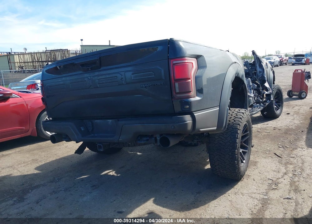 2018 FORD F-150 RAPTOR VIN: 1FTFW1RG7JFA05032