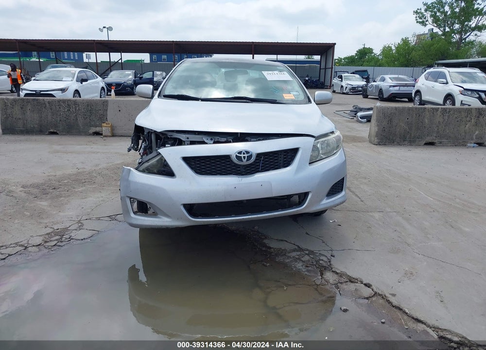2010 TOYOTA COROLLA LE VIN: 2T1BU4EE6AC509381