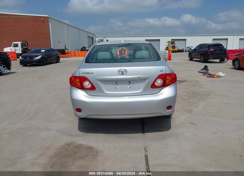 2010 TOYOTA COROLLA LE VIN: 2T1BU4EE6AC509381