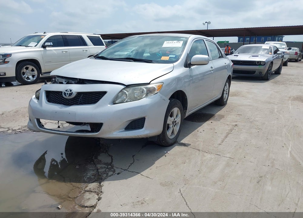 2010 TOYOTA COROLLA LE VIN: 2T1BU4EE6AC509381