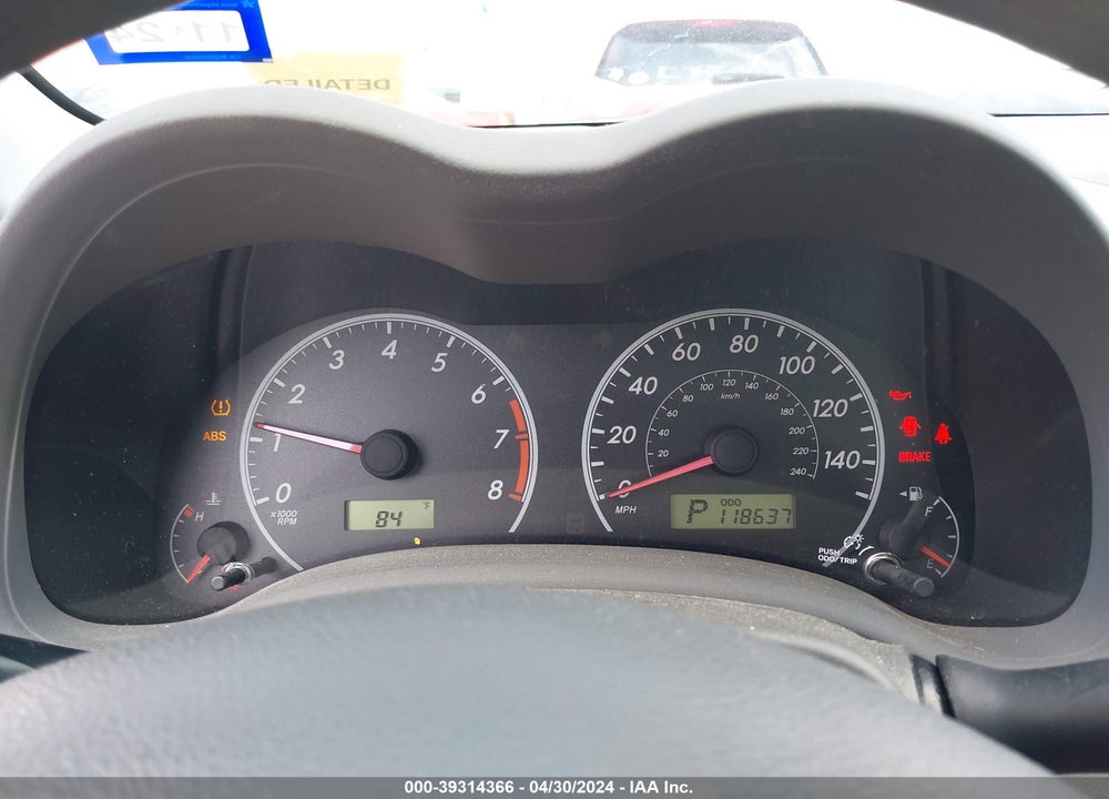 2010 TOYOTA COROLLA LE VIN: 2T1BU4EE6AC509381