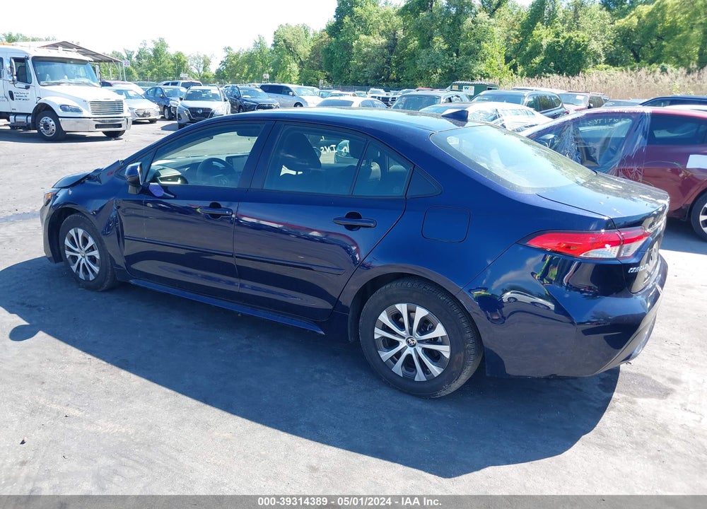 2022 TOYOTA COROLLA HYBRID LE VIN: JTDEAMDE6NJ058387