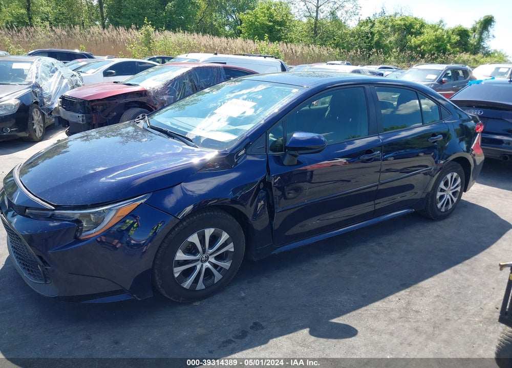 2022 TOYOTA COROLLA HYBRID LE VIN: JTDEAMDE6NJ058387