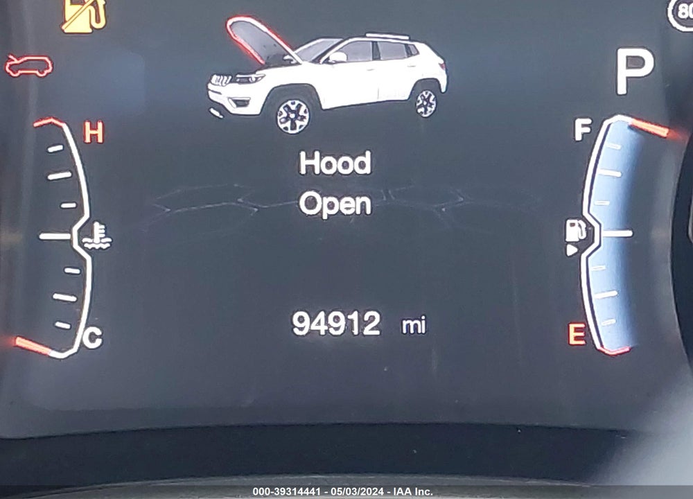 2018 JEEP COMPASS LATITUDE FWD VIN: 3C4NJCBB4JT356216