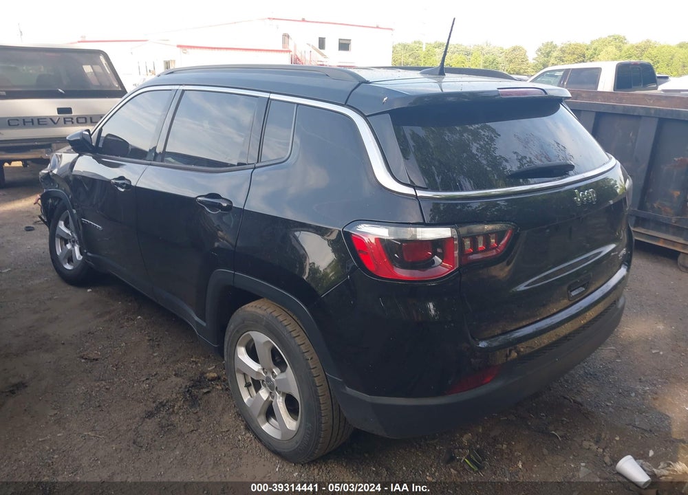 2018 JEEP COMPASS LATITUDE FWD VIN: 3C4NJCBB4JT356216