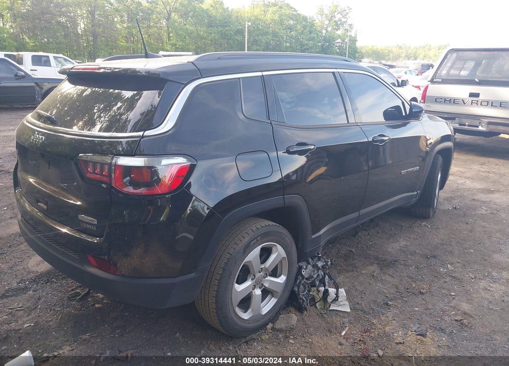 2018 JEEP COMPASS LATITUDE FWD VIN: 3C4NJCBB4JT356216