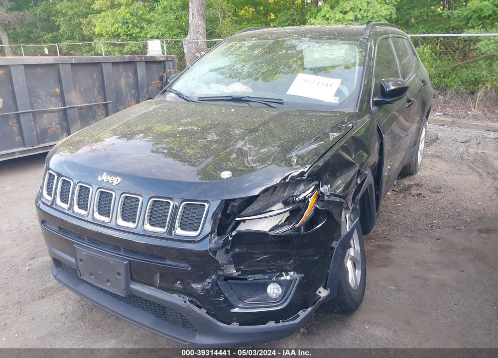 2018 JEEP COMPASS LATITUDE FWD VIN: 3C4NJCBB4JT356216