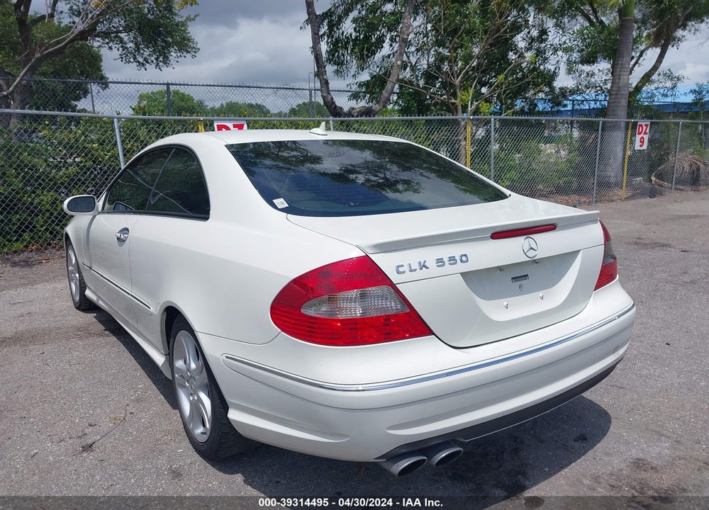 2008 MERCEDES-BENZ CLK 550 VIN: WDBTJ72H98F254416